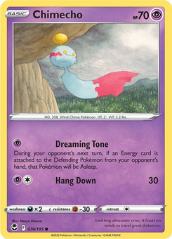 Chimecho #74 from Silver Tempest