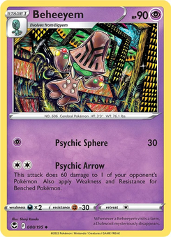 Beheeyem #80 from Silver Tempest