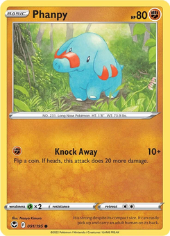 Phanpy #91 from Silver Tempest