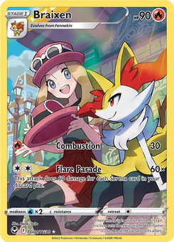 Braixen #TG01 from Silver Tempest