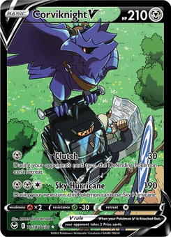 Corviknight V #TG18 from Silver Tempest