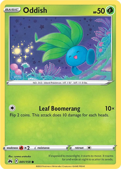 Oddish #1 from Crown Zenith