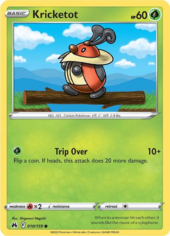 Kricketot #10 from Crown Zenith