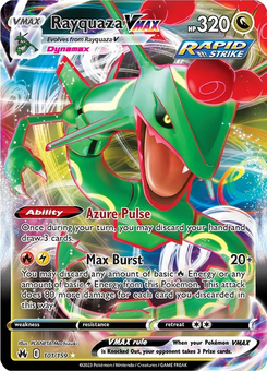 Rayquaza VMAX #101 from Crown Zenith