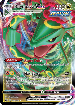 Rayquaza VMAX #102 from Crown Zenith