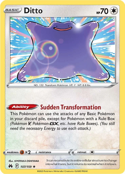 Ditto #107 from Crown Zenith