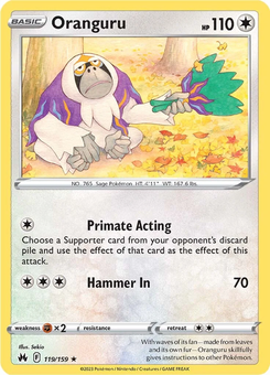 Oranguru #119 from Crown Zenith