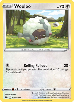 Wooloo #121 from Crown Zenith