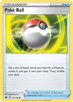 Poké Ball #137 from Crown Zenith