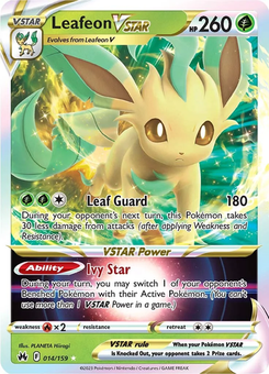 Leafeon VSTAR #14 from Crown Zenith