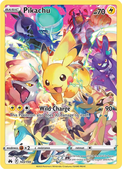 Pikachu #160 from Crown Zenith