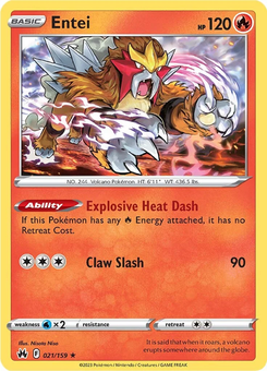 Entei #21 from Crown Zenith