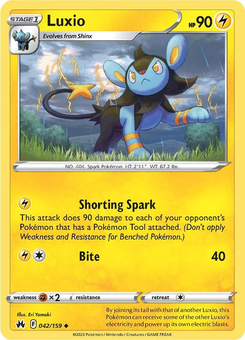Luxio #42 from Crown Zenith