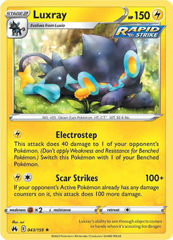 Luxray #43 from Crown Zenith