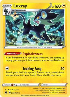 Luxray #44 from Crown Zenith
