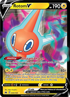 Rotom V #45 from Crown Zenith