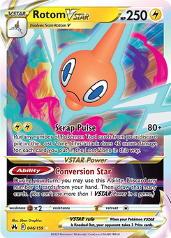 Rotom VSTAR #46 from Crown Zenith