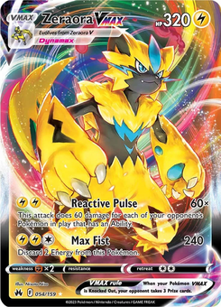 Zeraora VMAX #54 from Crown Zenith