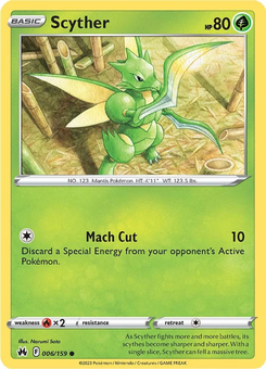 Scyther #6 from Crown Zenith