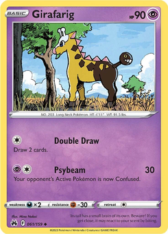Girafarig #61 from Crown Zenith
