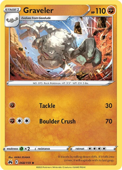 Graveler #68 from Crown Zenith