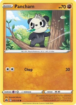 Pancham #72 from Crown Zenith