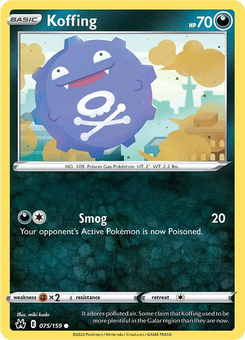 Koffing #75 from Crown Zenith