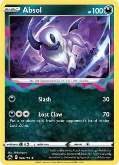 Absol #76 from Crown Zenith