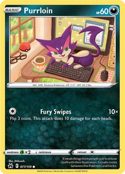 Purrloin #77 from Crown Zenith