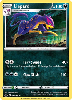Liepard #78 from Crown Zenith