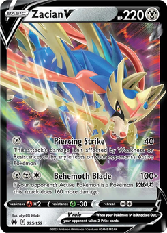 Zacian V #95 from Crown Zenith