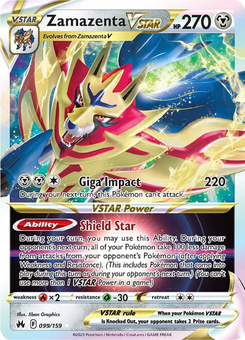 Zamazenta VSTAR #99 from Crown Zenith