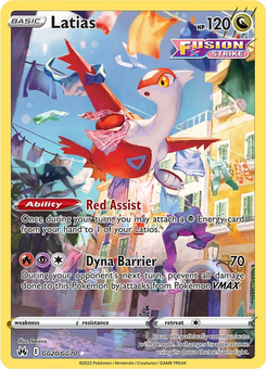 Latias #GG20 from Crown Zenith