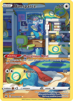 Dunsparce #GG23 from Crown Zenith