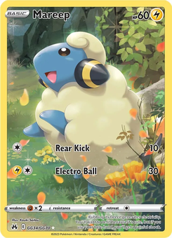 Mareep #GG34 from Crown Zenith