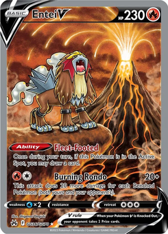 Entei V #GG36 from Crown Zenith