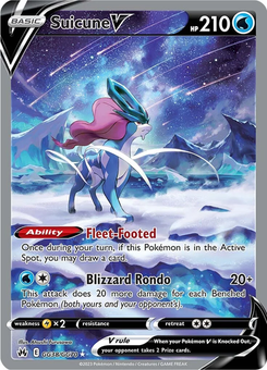 Suicune V #GG38 from Crown Zenith
