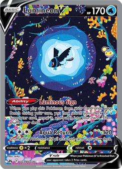 Lumineon V #GG39 from Crown Zenith