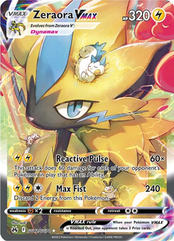 Zeraora VMAX #GG42 from Crown Zenith
