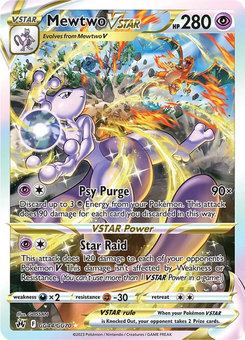 Mewtwo VSTAR #GG44 from Crown Zenith