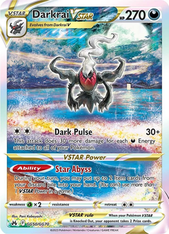 Darkrai VSTAR #GG50 from Crown Zenith
