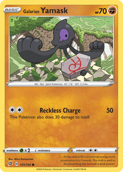 Galarian Yamask #101 from Rebel Clash