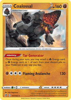 Coalossal #107 from Rebel Clash