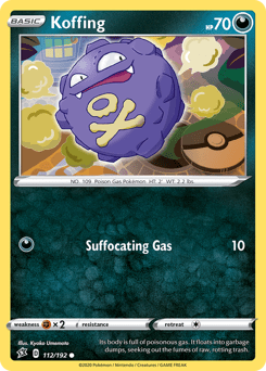 Koffing #112 from Rebel Clash