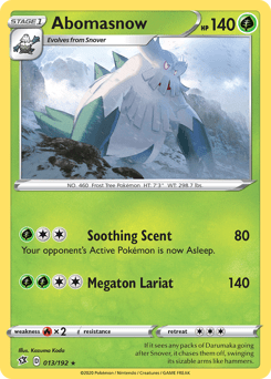 Abomasnow #13 from Rebel Clash