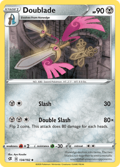 Doublade #134 from Rebel Clash