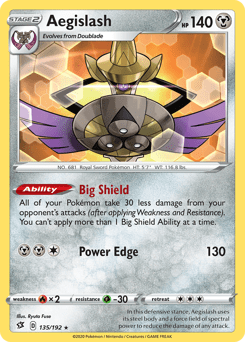 Aegislash #135 from Rebel Clash