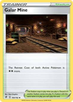 Galar Mine #160 from Rebel Clash