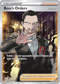 Boss's Orders (Giovanni) #189 from Rebel Clash