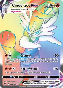 Cinderace VMAX #194 from Rebel Clash